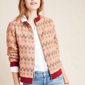 Anthropologie Chloe Oliver casual bomber jacket